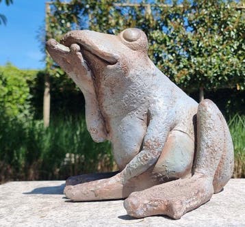 Figurine - A jolly frog - mgo