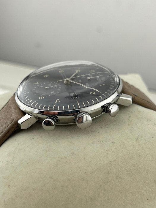 Junghans - Max Bill Chronoscope - Sans prix de réserve -, Handtassen en Accessoires, Horloges | Heren