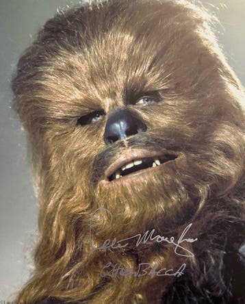 Star Wars - Signed by Peter Mayhew (+) (Chewbacca), Nieuw