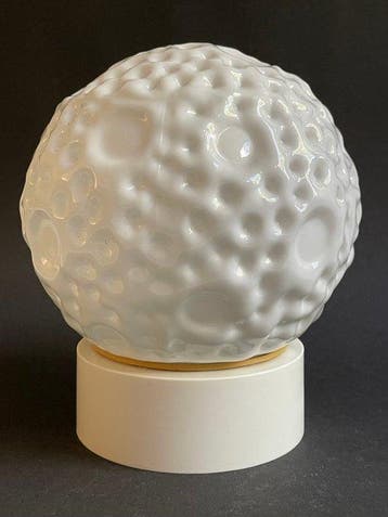 Plafondlamp - Maan - Glas, Plastic