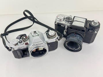 Canon, Wirgin AV-1 / Edixa Mat Cds + Iscovitar 2,8/50mm |, Audio, Tv en Foto, Nieuw