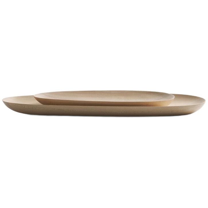 Ethnicraft Thin Oval Boards Set Sycamore - Borden -, Maison & Meubles, Cuisine | Vaisselle, Envoi