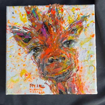 Natalia KURUCH - Girafe Philippo, Antiquités & Art