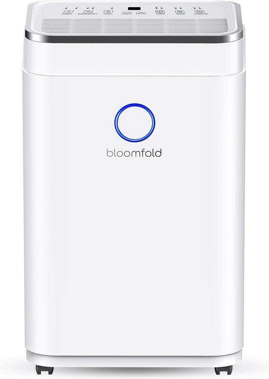 2dekans | Bloomfold Luchtontvochtiger - 20L per Dag - Incl., Elektronische apparatuur, Luchtbehandelingsapparatuur, Ophalen of Verzenden