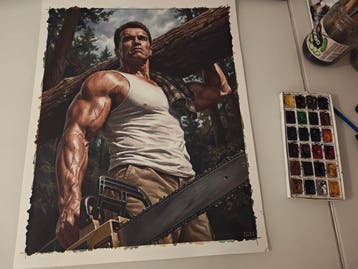 Igor Stiskalov - Original Painting - Artwork - (Not AI !) -, Nieuw