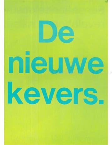 1968 VOLKSWAGEN KEVER BROCHURE NEDERLANDS, Nieuw