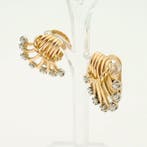 Boucles doreilles - 18 carats Or jaune Diamant (Naturelle)