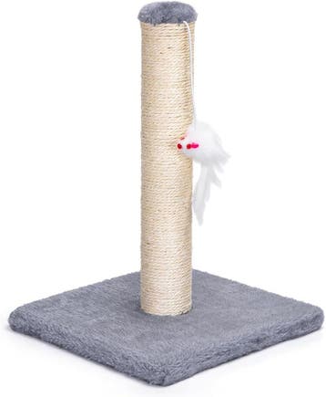 Krabpaal voor katten - 25x25x35 cm - Grijs - Nobleza, Verzenden