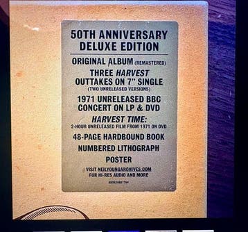Neil Young - Harvest - 50th Anniversary Deluxe Edition,