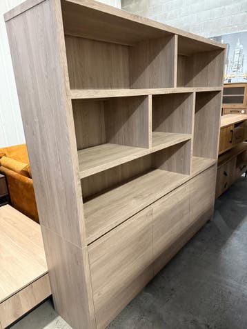 Lombarda buffetkast, kleur misty oak (nieuw outlet), Nieuw, Overige materialen, Met deur(en)