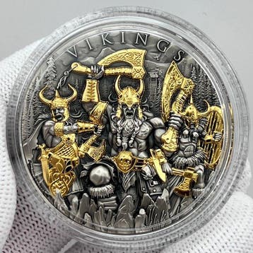 Niue. 5 Dollars 2024 – Vikings – 2 oz Silver – 5 Dollars –