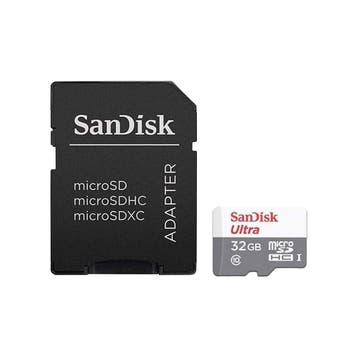 SanDisk 32GB Ultra microSDHC UHS-I met garantie, Ophalen of Verzenden