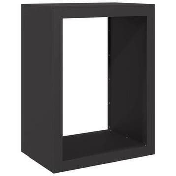 Stalen haardhoutrek 80cm hoog - Tweede kansje, OP = OP, Tuin en Terras, Brandhout, Verzenden