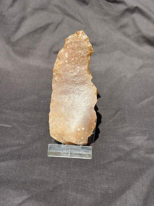 Neolithisch silex Kling / Sikkelmes – Capsien Cultuur, Antiquités & Art, Antiquités | Autres Antiquités