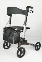 Rollator Plaza Lite Dubbel Opvouwbaar Silver (Nieuw), Ophalen of Verzenden, Opvouwbaar, Nieuw