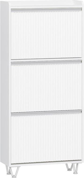Hzuaneri Schoenenkast met 3 kleppen, schoenenkast smal, golf, Verzenden, Nieuw