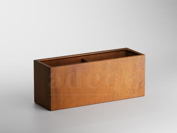 Adeqo cortenstaal plantenbak rechthoek 150 x 50 x 60 cm, 100 cm of meer, Verzenden, Nieuw, Metaal