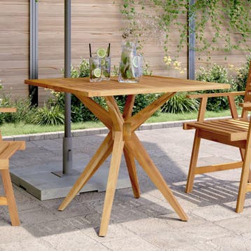 vidaXL Tuintafel vierkant 85x85x75 cm massief acaciahout, Verzenden