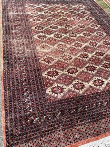 Vintage Pakistan - gereinigd - handgeknoopt - wol - Tapijt -