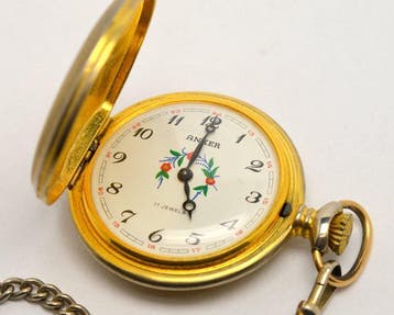 Anker - 17 Jewels - pocket watch with chain - 1970-1979, Nieuw