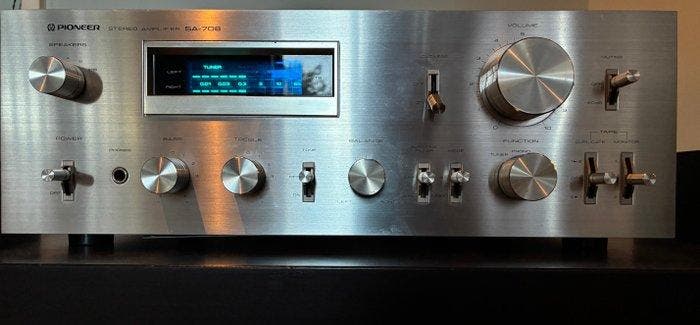 Pioneer - SA-708 Solid state geïntegreerde versterker, TV, Hi-fi & Vidéo, Radios