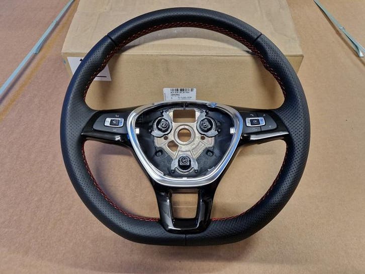 Stuur VW Polo 6C 2015-2018 GTI Rood Nieuw Origineel AT FDC, Auto-onderdelen, Verlichting, Nieuw, Volkswagen, Verzenden