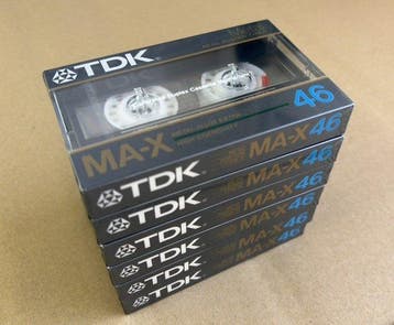 TDK - MA-X 46 Type IV Metaalpositie Lege audiocassette