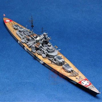 1:700 Schaal Bismarck Slagschip - Bouwkit Plastic Duits, Verzenden, Nieuw