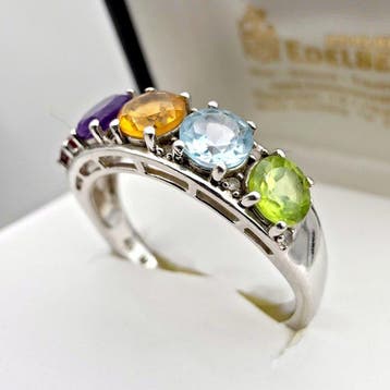 Zonder minimumprijs - Harry Ivens - Ring Zilver - Multi