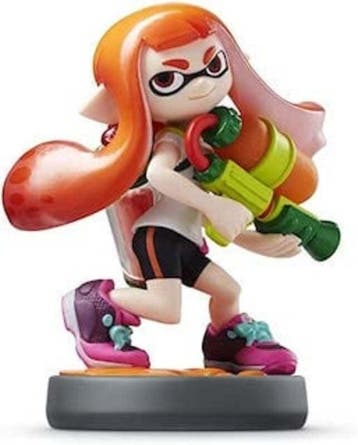 Amiibo Inkling Girl (Oranje) - Splatoon Series, Games en Spelcomputers, Ophalen of Verzenden, Zo goed als nieuw