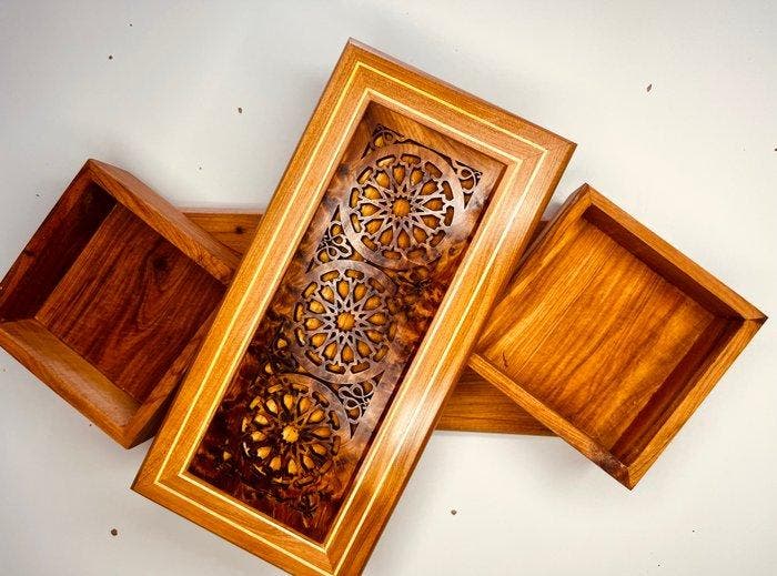 Sieradendoos - Thuya, Antiek en Kunst, Curiosa en Brocante