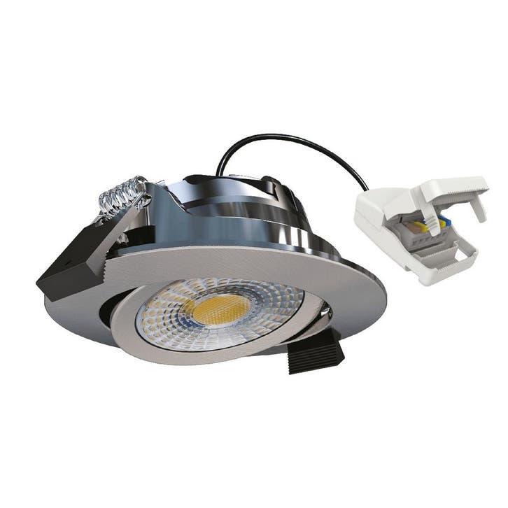 Spots inbouw Liv Inbouwspot Brushed Aluminium, Maison & Meubles, Lampes | Autre, Envoi