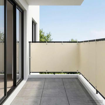 vidaXL Balkonscherm 1,5 x 15 m Stof met PU-coating, Verzenden