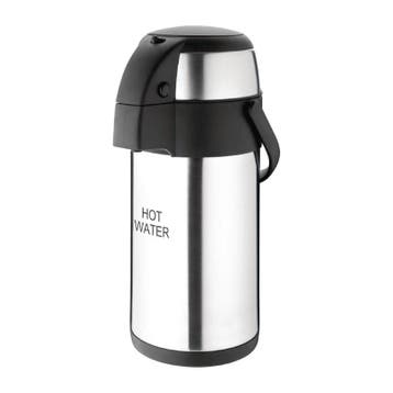 RVS pompkan heet water | 3L | Dubbelwandig Olympia, Verzenden