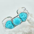 Turquoise - Argent - Bracelet - Turkish Americano