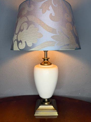 A.T.V Grootebroek - Lampe de table - Céramique, Textile,