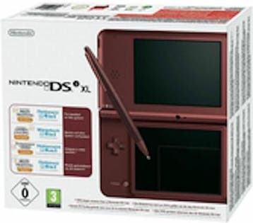 Nintendo DSi XL Wijnrood in Doos (Nette Staat), Games en Spelcomputers, Spelcomputers | Nintendo DS, Ophalen of Verzenden, Zo goed als nieuw