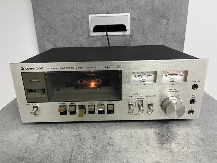 Kenwood - KX-520 Audiocassette deck, Audio, Tv en Foto, Radio's