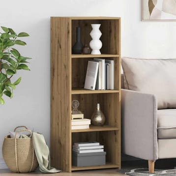 vidaXL Highboard Artisanaal eiken 45 x 41 x 124 cm Bewerkt, Verzenden
