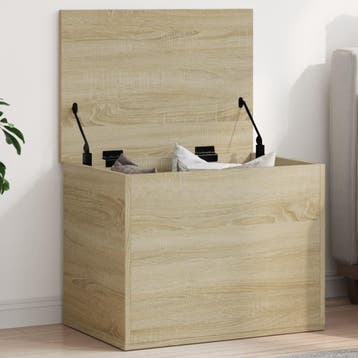 vidaXL Opbergbox 60x42x46 cm bewerkt hout sonoma, Verzenden, Nieuw