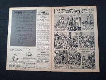 Tintin (magazine) N°5 - Couverture Hergé - 1 Numéro - EO -
