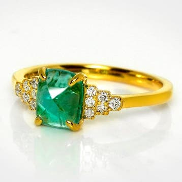 Sans prix de réserve - Bague - 14 carats Or jaune, IGI 1,03, Nieuw