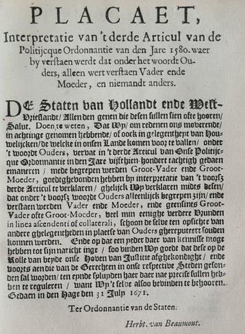 Anon. - 17e-Eeuwse Hollandse plakkaten en resoluties tot, Antiek en Kunst