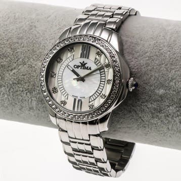 Optima - Swiss Made Watch - OSL346-SS-S-7 - Sans prix de, Handtassen en Accessoires, Nieuw