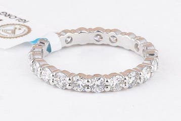 Sans prix de réserve - Bague - 18 carats Or blanc - 1.80ct.