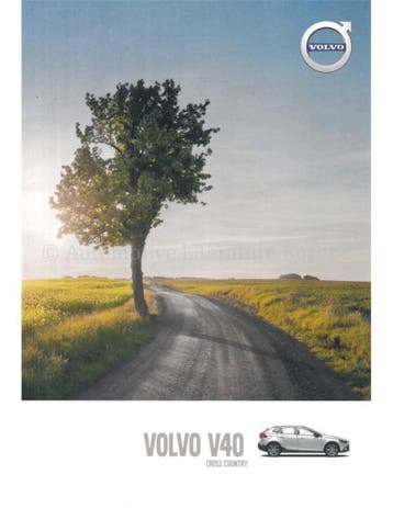 2016 VOLVO V40 CROSS COUNTRY BROCHURE ZWEEDS, Nieuw