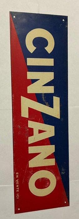 H.Philippault - CINZANO - H.Philippault - Reclamebord -, Antiek en Kunst, Antiek | Wandborden en Tegels