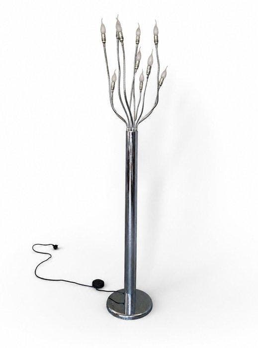 Staande lamp - Metaal - Lamp Medusa, Antiquités & Art, Antiquités | Éclairage