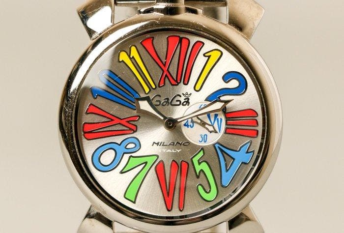 GaGà Milano - Manuale - Sans prix de réserve - 48MM - Homme, Handtassen en Accessoires, Horloges | Heren