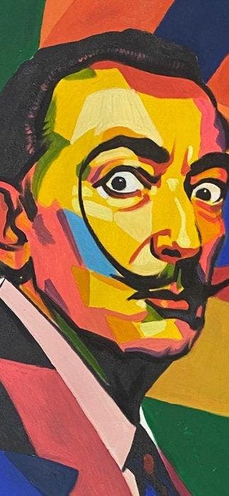TA Duy Tung (1961) - Les Quatre Visages de Dalí 140 80 cm